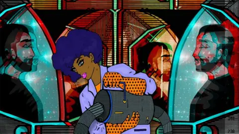 BBC Illustration of a cryonics technician