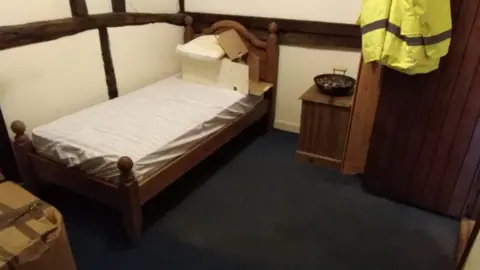 Lofty Heights The bedroom after it was de-cluttered