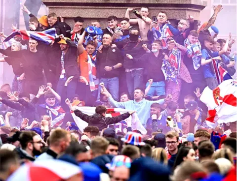 Getty Images Rangers fans