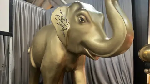 St Giles Hospice Elephant sculpture