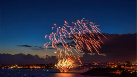 Getty Images British Firework Championships in Plymouth