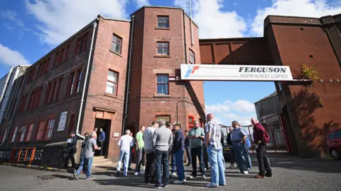 Getty Images Workers at the yard in 2014