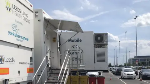 Yorkshire Cancer Research Mobile screening unit
