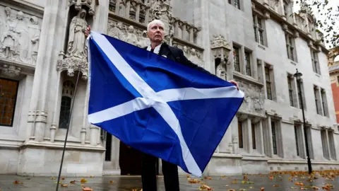 Reuters independence supporter outside supreme court