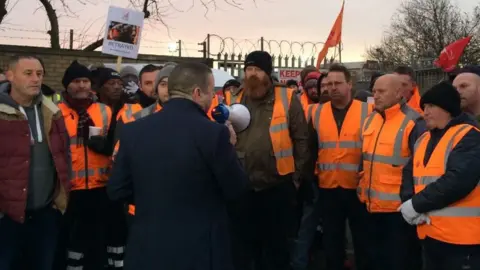 BBC Picket line