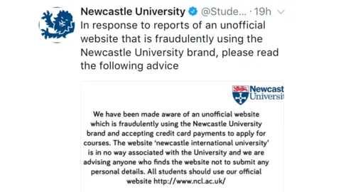 Newcastle University Newcastle University tweet