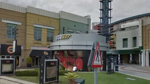 Google StarCity entertainment complex with signs for Vue cinema