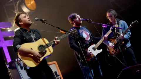 BBC Scott Hutchison and Billy Kennedy shared a stage for more than a decade as part of Frightened Rabbit.