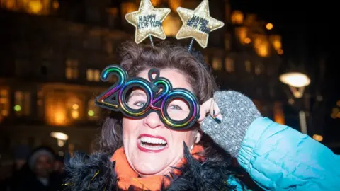 PA Media Hogmanay celebrations in Edinburgh