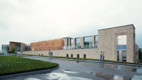 North Cumbria NHS Foundation Trust Artist's impression of the planned endoscopy unit