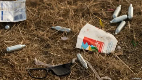 Getty Images Glastonbury rubbish