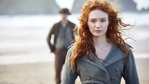 BBC/Mammoth Screen/Mike Hogan Actress Eleanor Tomlinson plays Demelza Poldark in the BBC's Poldark