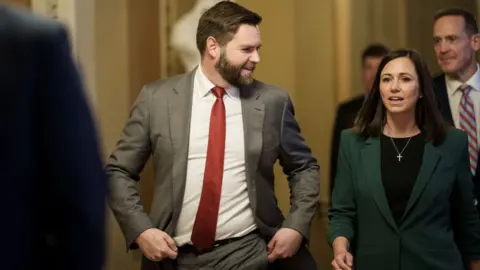 Getty Images Katie Britt and JD Vance