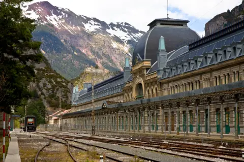 Alamy Exterior picture of Canfranc