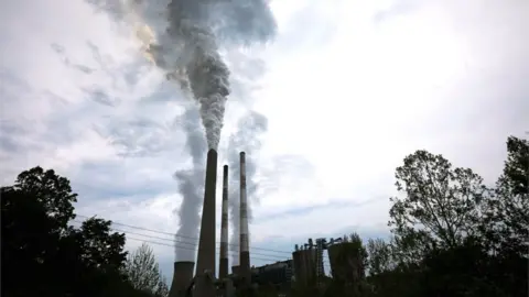 Reuters Exhaust rises from the stacks of the Harrison Power Station in Haywood, West Virginia