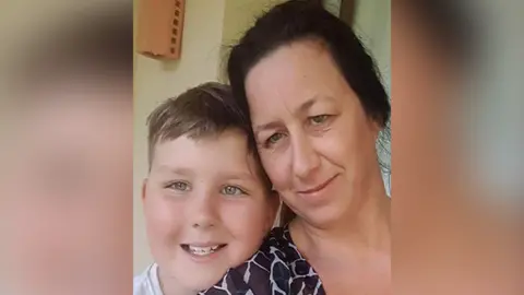 Bernice Barfield Bernice Barfield with her late son, Harley