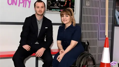 Getty Images Arthur Hughes and Ruth Madeley