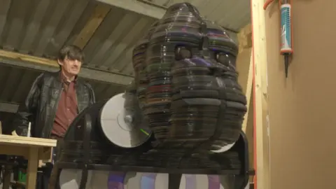 BBC Gorilla CD sculpture