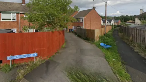 Google A street view of Prinknash Close