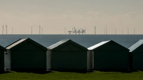 Rampion Offshore Wind The view of the wind farm from the Sussex coast