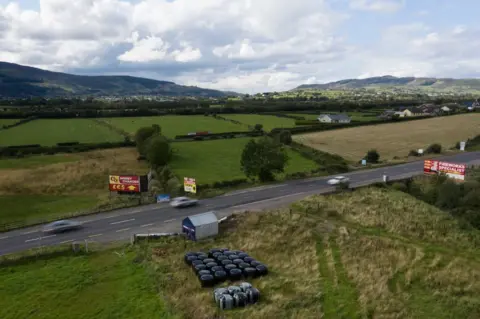 Getty Images The border between Northern Ireland and the Republic of Ireland