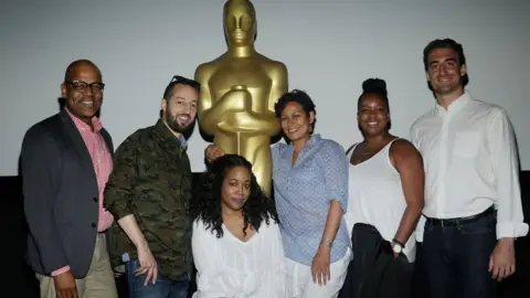 Getty Images Patrick Harrison, Jayson Jackson, Sabrina Gordon, Martha Diaz, Rachel Hislop and Roger Mancusi