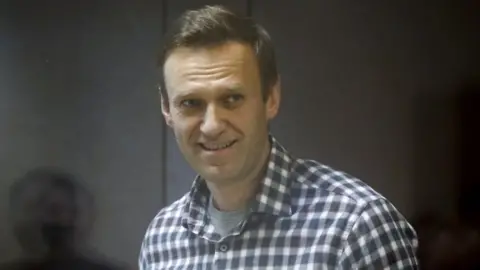 Reuters Navalny appears in court in February