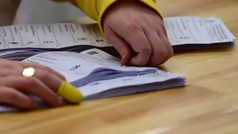 Getty Images Ballot paper counting