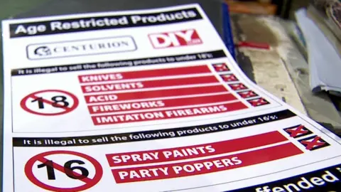 BBC Leaflet entitled Age Restricted Products