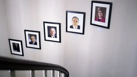PA Media Portraits of Scotland's first ministers