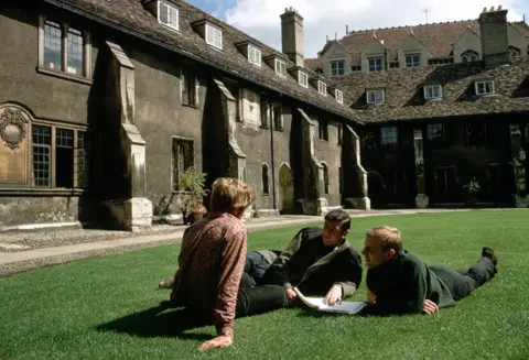 Getty Images Corpus Christi College Cambridge Old Court (1967)