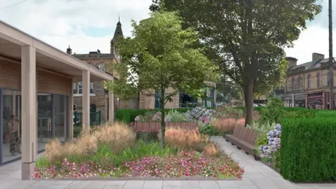 Bradford Council Artist impression of the new centre