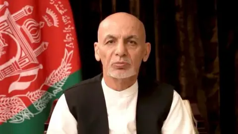 Ousted Afghan President Ashraf Ghani