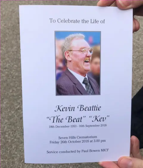 Kevin Beattie order of service