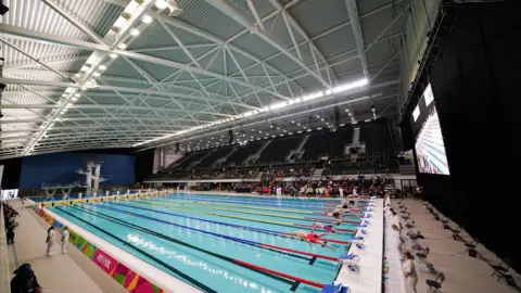 PA Media The Sandwell Aquatics Centre