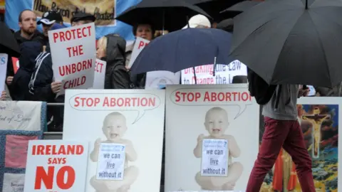 Pacemaker Anti-abortion protest in Belfast