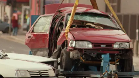 Pacemaker The car Mrs McMurray and Paul Slaine were travelling in