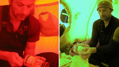 Teal Riley Teal Riley in tent