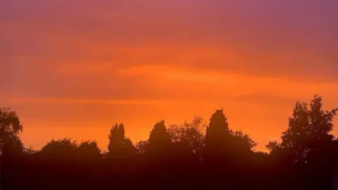 Duncan Monk A firey orange sky