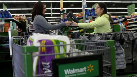 Getty Images Shopping in Walmart