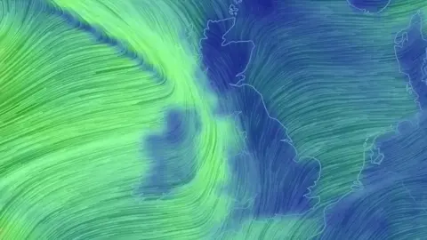 earth.nullschool.net An illustration of expected high winds
