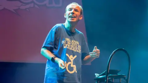 Getty Images Lee Ridley at the Edinburgh Fringe