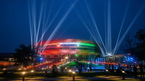 Getty Images Bharat Mandapam - a newly built venue - will host the summit in Delhi