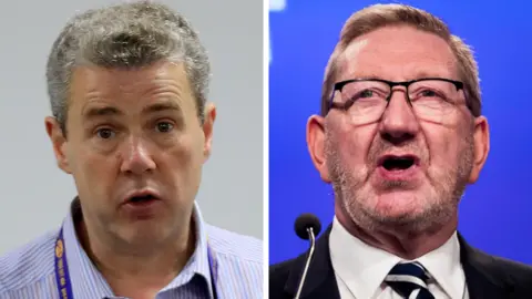 PA Mark Serwotka and Len McCluskey