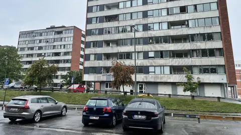 Maddy Savage  Block of flats on the outskirts of Stockholm