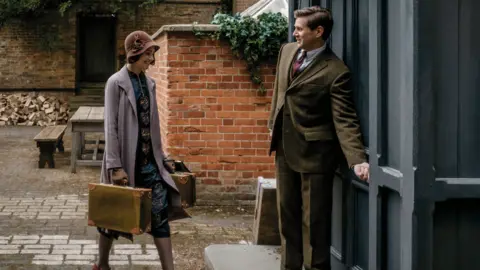 Universal Pictures Tuppence Middleton and Allen Leech