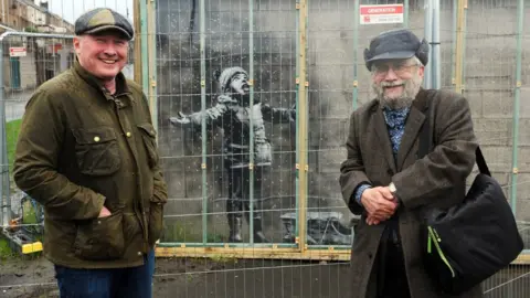 Wales News Service Ian Lewis and John Brandler