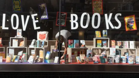Getty Images bookshop window