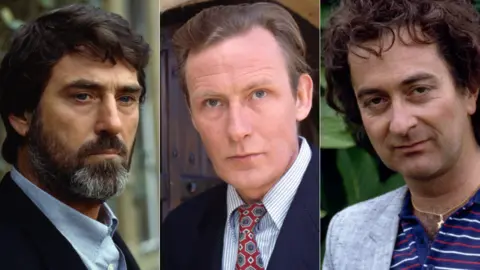 Billy Murray, Bill Nighy and Tony Robinson