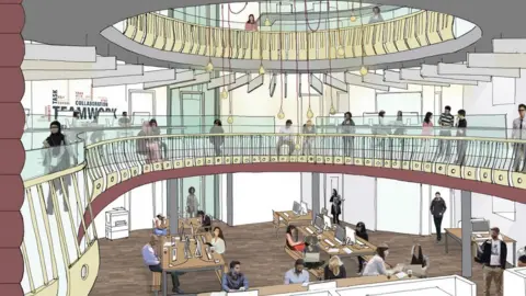 Swansea Council How the Palace Theatre building could look inside